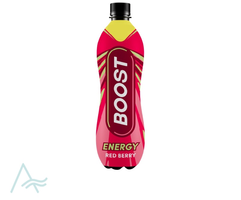BOOST ENERGY RED BERRY 500 ML